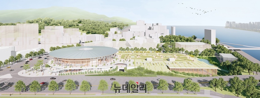 ▲ 광장동 복합체육시설 건립사업 조감도 ⓒ서울시