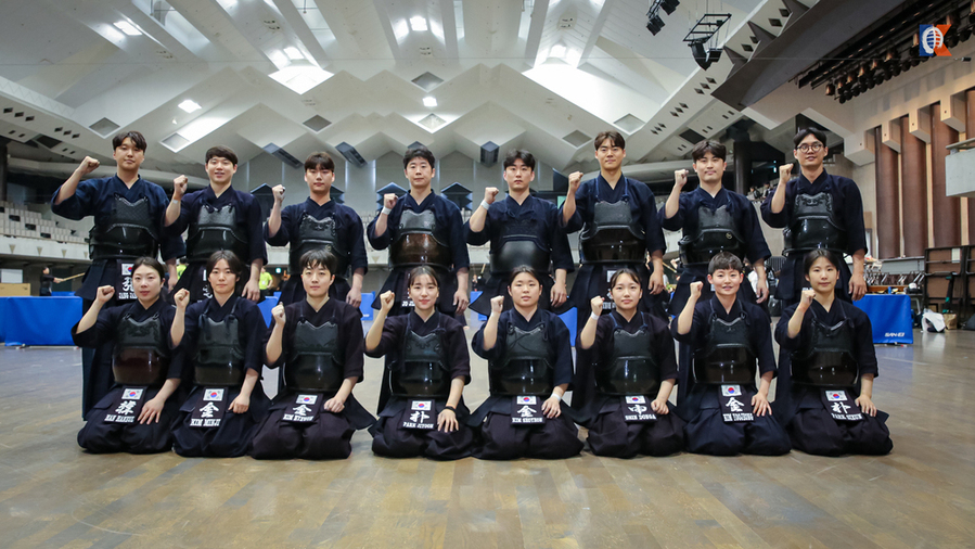 ▲ 제1회 아시아·오세아니아 검도선수권대회(1AOKC) 참가한 검도 국가대표 선수단ⓒ광주광역시 북구청 제공