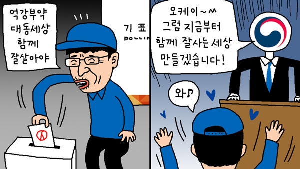 윤서인 뉴데툰 |  언행일치