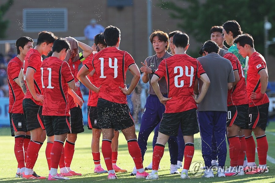 ▲ 홍명보호가 FIFA 랭킹 100위 엘살바도르에 가까스로 1-0 승리를 챙겼다.ⓒ연합뉴스 제공