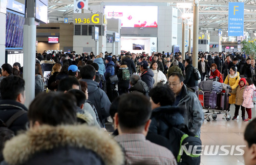▲ 인천국제공항 출국장 모습ⓒ뉴시스
