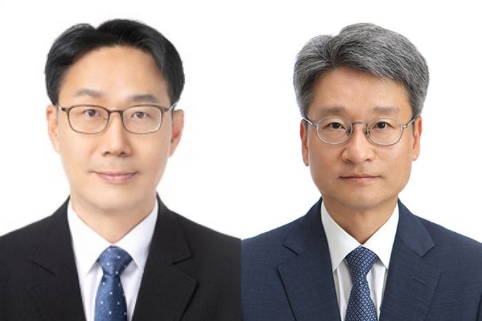 ▲ 왼쪽부터 이지호 부총재보, 김제현 부총재보 ⓒ한은