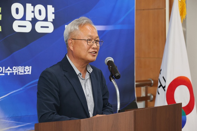▲ 김정중 양양군수 당선인. ⓒ양양군