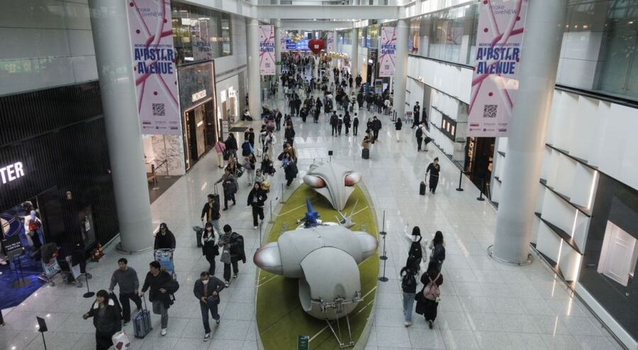 ▲ 인천국제공항 여객터미널에 여행객들이 붐비고 있다. ⓒ인천공항공사 제공
