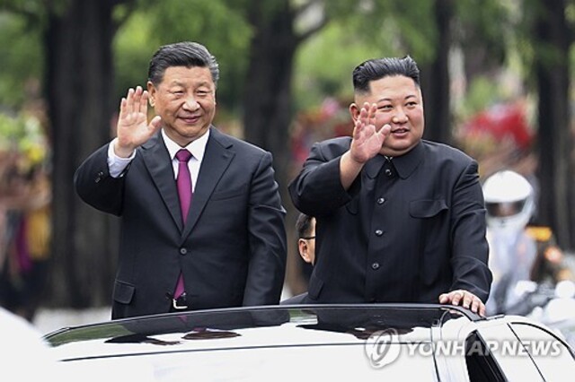 ▲ 시진핑 중국 국가주석과 김정은 북한 국무위원장. 출처=APⓒ연합뉴스