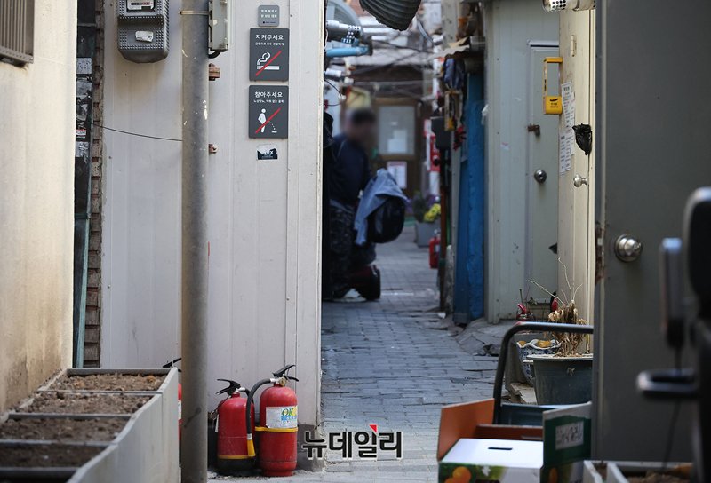 ▲ 서울의 한 쪽방촌 골목. ⓒ뉴데일리DB