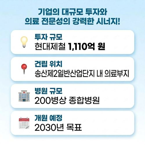 ▲ 당진 선병원(가칭) 건립 카드뉴스.ⓒ당진시