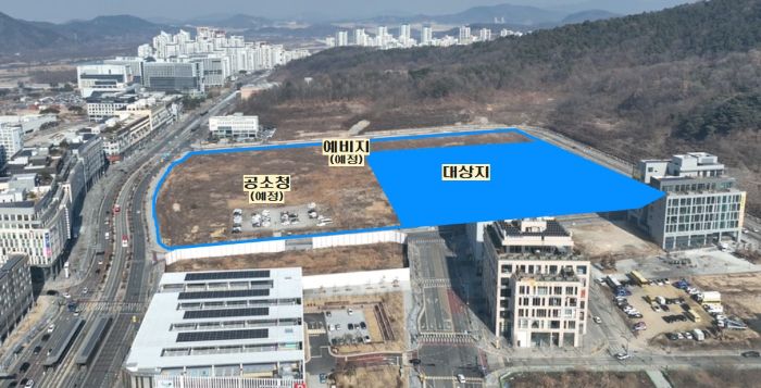 ▲ 세종지방법원이 들어설 부지 모습.ⓒ행복청