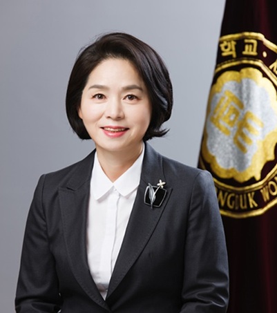 ▲ 김명애 총장.ⓒ동덕여대 홈페이지 캡처
