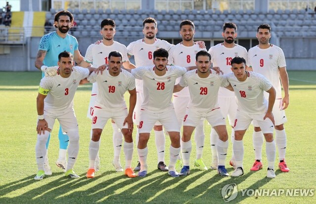 ▲ 이란 축구 대표팀. ⓒ연합뉴스