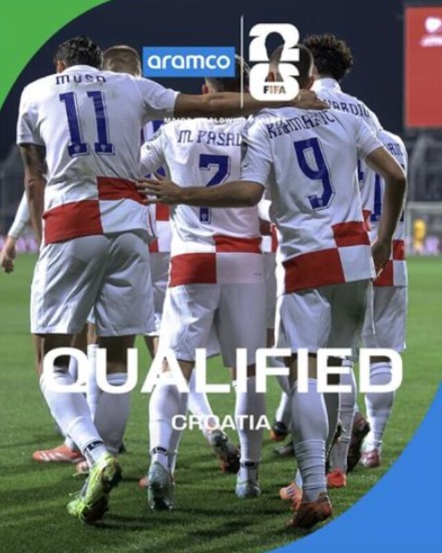 ▲ 크로아티아는 4회 연속 본선 진출에 성공했다. ⓒFIFA 월드컵 인스타그램 캡처