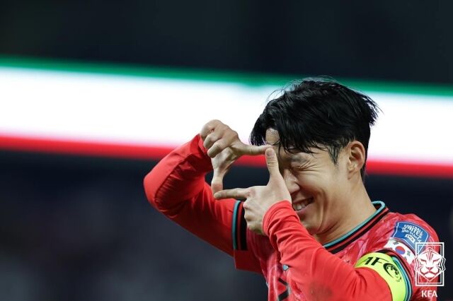 ▲ 손흥민이 멕시코전 역대 최다골 신기록에 도전한다.ⓒ대한축구협회 제공