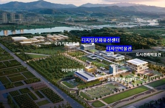 ▲ 박물관 단지 조감도.ⓒ행복청