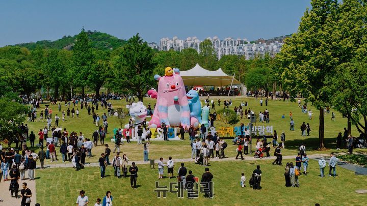 ▲ 서울숲 일원에서 진행중인 2026 서울국제정원박람회 모습. ⓒ서울시