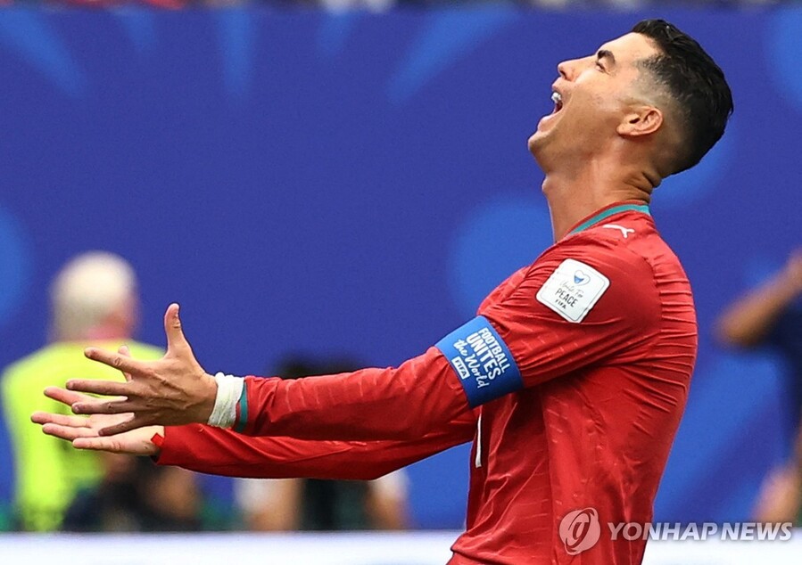 ▲ 호날두의 포르투갈이 약체 콩고와 1-1로 비겼다.ⓒ연합뉴스 제공