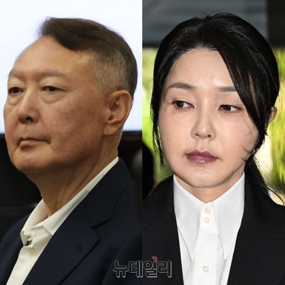 ▲ 윤석열 전 대통령과 김건희 여사. ⓒ뉴데일리 DB