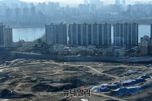 ▲ 서을의 한 복합개발사업 현장. ⓒ뉴데일리DB