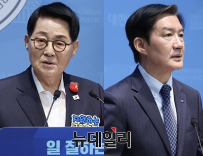 ▲ 박지원 더불어민주당 의원(왼쪽)·조국 전 조국혁신당 대표. ⓒ뉴데일리DB