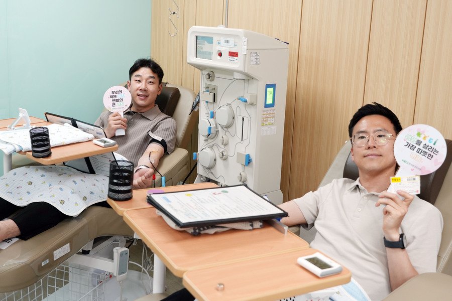 ▲ 한국환경보전원과 수도권매립지관리공사가 지난 15일부터 19일까지 '헌혈주간 캠페인'을 공동 운영했다. ⓒ한국환경보전원