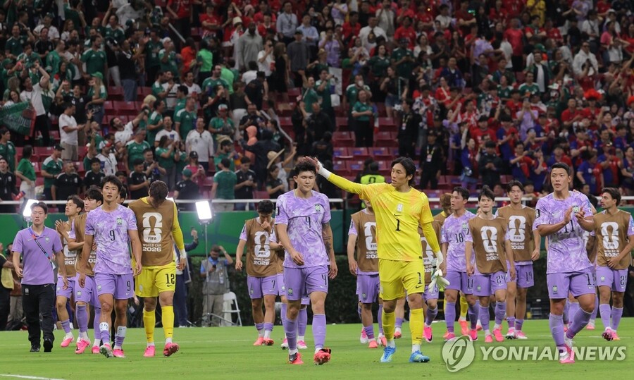 ▲ 한국이 북중미 월드컵 우승 후보 23위에 랭크됐다.ⓒ연합뉴스 제공