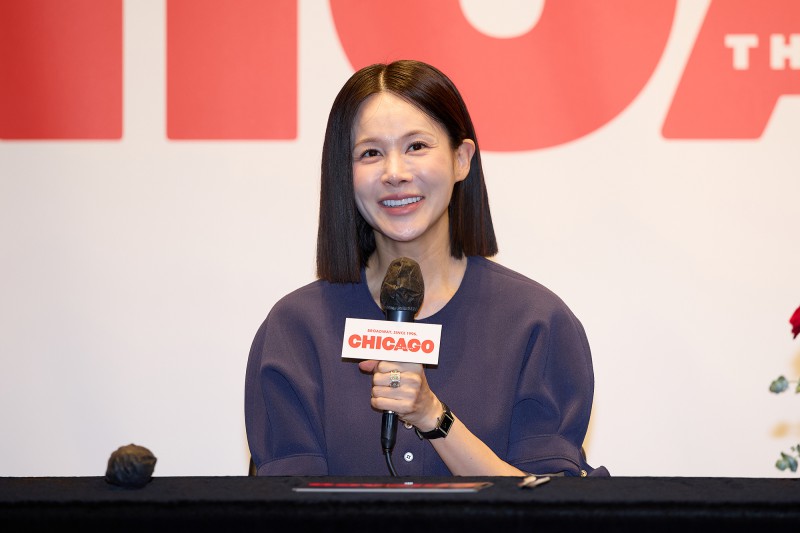 ▲ 가수 겸 배우 아이비가 23일 서울 중구 충무아트센터에서 브로드웨이 진출 기자회견을 하고 있다.ⓒ신시컴퍼니