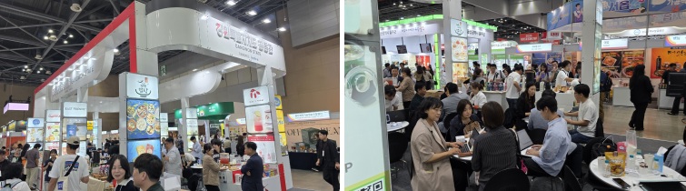 ▲ 강원특별자치도가 국내 최대 식품 전문 전시회 '2026 서울국제식품산업대전(SEOUL FOOD 2026)'에서 강원 공동관을 운영하며 도내 식품기업의 해외 판로 개척을 지원했다. ⓒ강원특별자치도