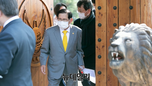 ▲ 이만희 신천지 총회장. ⓒ뉴데일리DB