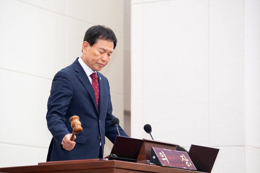 ▲ 회의를 진행하는 박교상 의장ⓒ