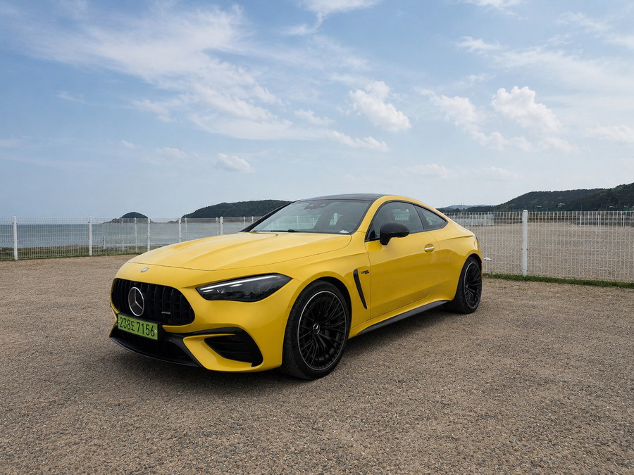▲ 메르세데스 벤츠의 AMG CLE 53 4MATIC+ 쿠페.ⓒ김서연 기자