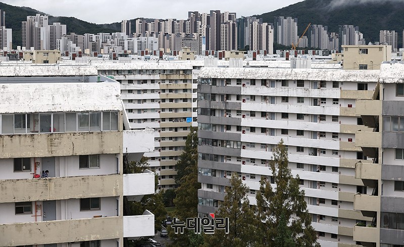 ▲ 서울의 한 구축 아파트 전경. ⓒ뉴데일리DB