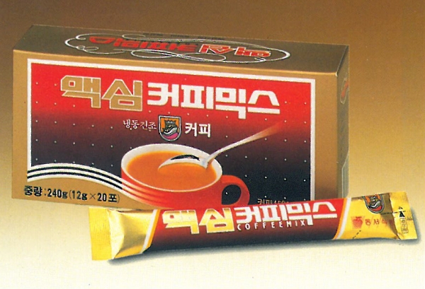 ▲ 맥심 커피믹스(1987년)ⓒ동서식품