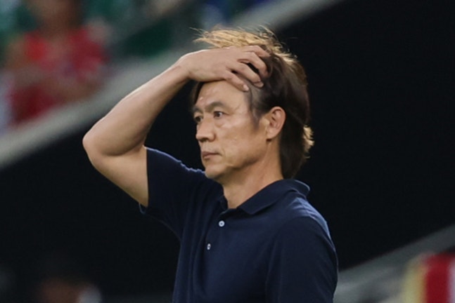 ▲ 홍명보 감독이 이끄는 한국이 2026 북중미 월드컵 조별리그 탈락을 확정했다.ⓒ연합뉴스 제공