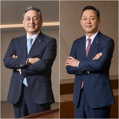 ▲ 신재욱(왼쪽), 배광수 NH투자증권 각자대표ⓒNH투자증권