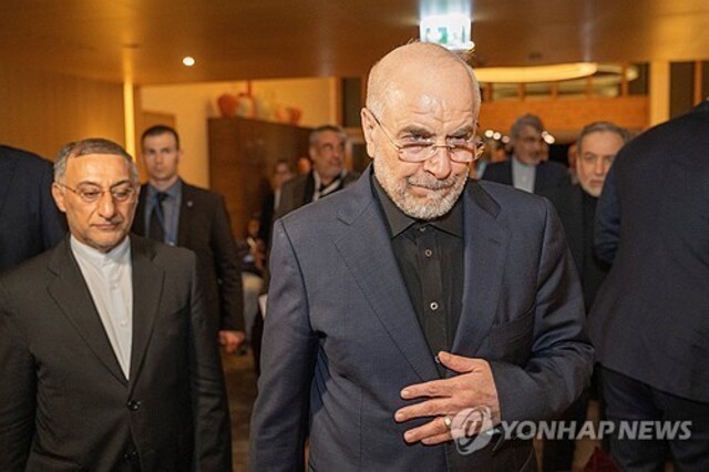 ▲ 모하마드 바게르 갈리바프 이란 종전 협상단 대표. 출처=로이터ⓒ연합뉴스