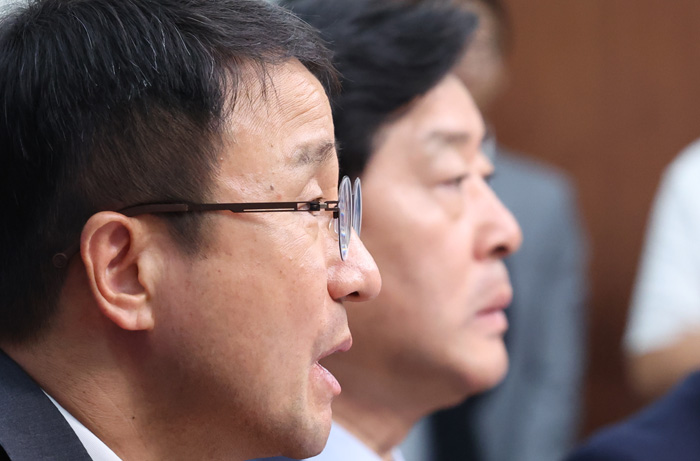 ▲ 한병도 더불어민주당 대표 직무대행 겸 원내대표가 1일 국회에서 열린 최고위원회의에서 발언하고 있다. ⓒ뉴시스