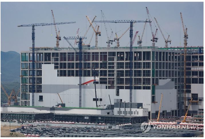 ▲ 사진은 경기도 용인시 용인반도체클러스터 일반산업단지 공사현장 모습.ⓒ연합뉴스