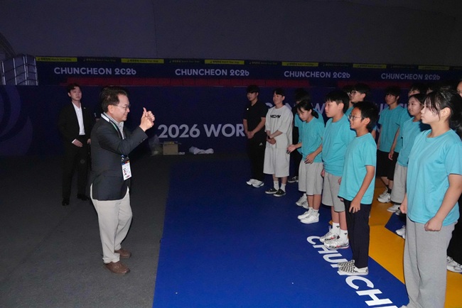 ▲ 강원·춘천 2026 세계태권도문화축제와 2026 춘천코리아오픈국제태권도대회는 오는 8일부터 22일까지 송암스포츠타운 일원에서 열린다. 올해는 역대 최대 규모인 88개국 5천여 명의 선수와 관계자들이 참가할 예정이다. ⓒ춘천시