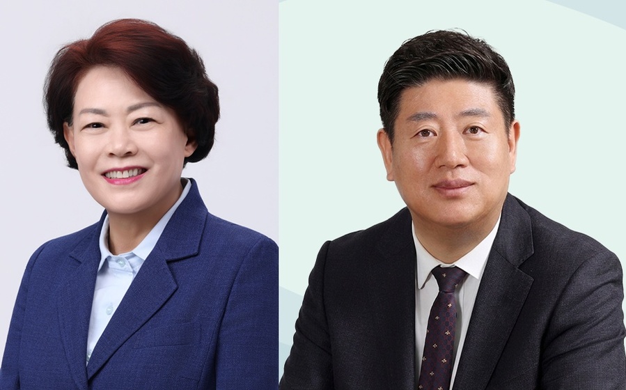 ▲ 차기 대구시의회 부의장으로 선출된 이태손 1부의장, 김재용 2부의장(왼쪽부터).ⓒ대구시의회