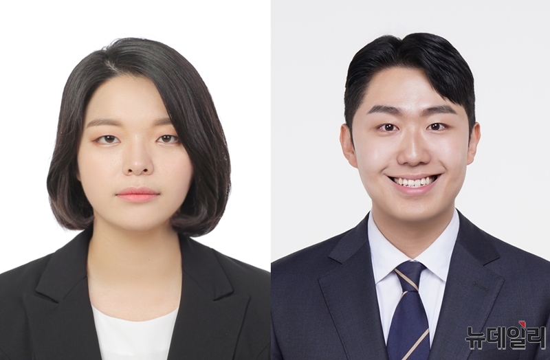 ▲ 이윤재 충북도의회 수석대변인(왼쪽)과 정재우 대변인. ⓒ충북도의회