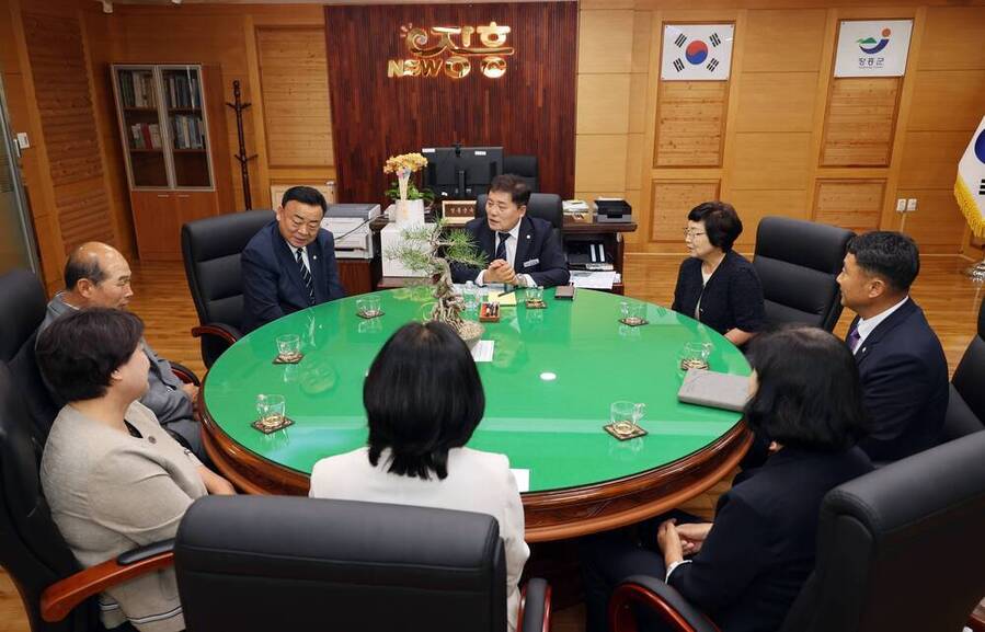 ▲ 장흥군의회, 사순문 군수 예방…군정 협력 다짐ⓒ전남광주통합특별시 장흥군 제공