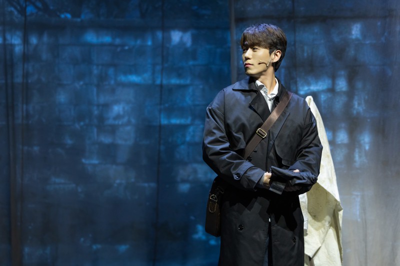 ▲ 뮤지컬 '공명' 공연 사진(채운 역의 이동주).ⓒ주식회사 네오