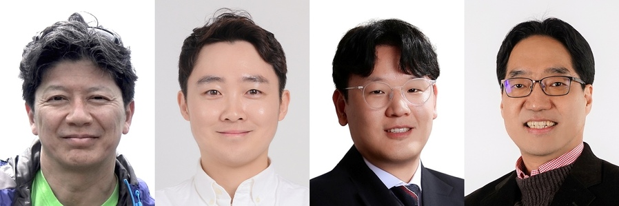 ▲ (좌측부터) DGIST 곽준명 교수, 이재홍 교수, 이성민 교수, 기영훈 교수.ⓒDGIST