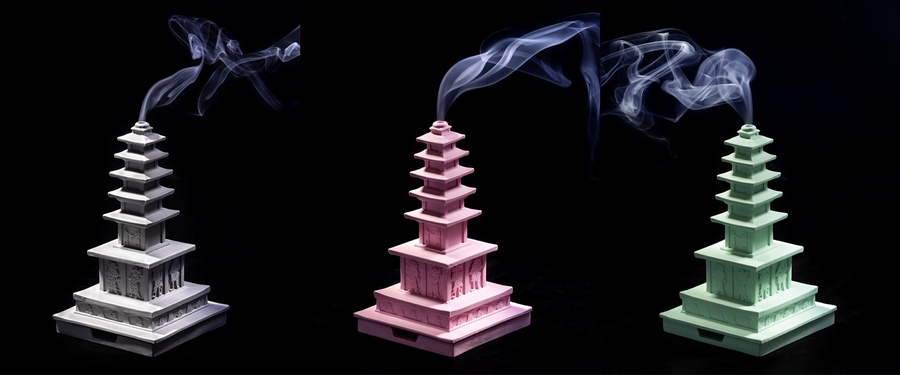 ▲ 예천박물관이 개발한 ‘개심사지 오층석탑 인센스 홀더 세트’가 ‘2026 대한민국 관광공모전’ 기념품 부문 1차 심사를 통과했다.ⓒ예천군