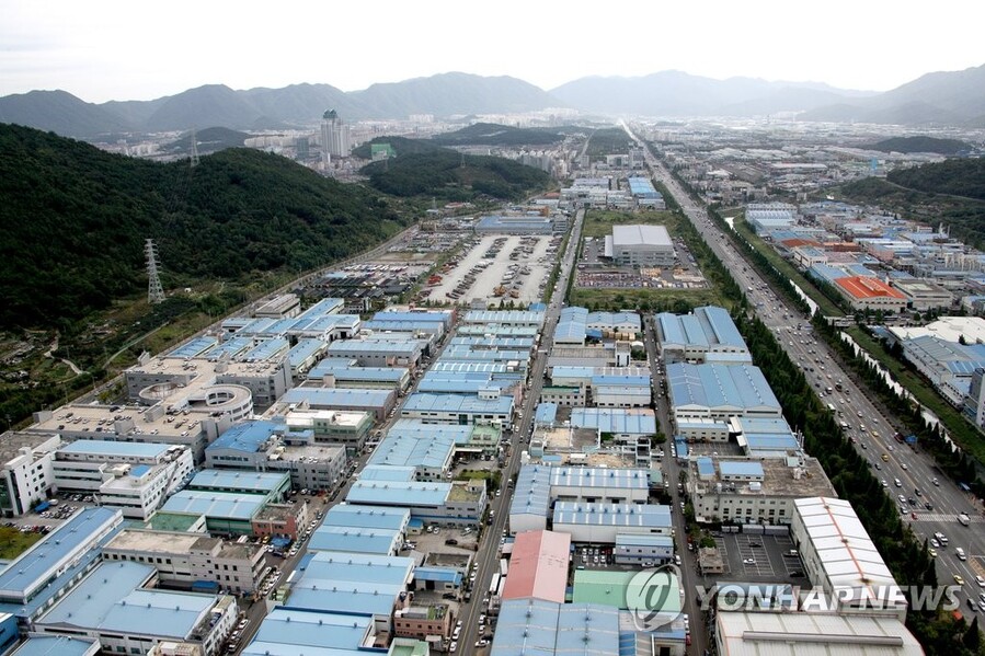 ▲ 기계공업 중심 창원국가산단 ⓒ연합뉴스