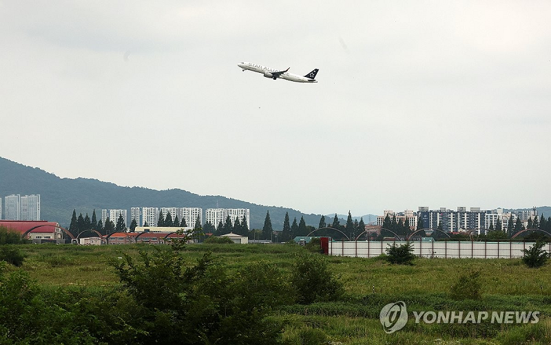 ▲ 호남권 반도체 클러스터 부지로 선정된 광주 군공항 모습.ⓒ연합뉴스