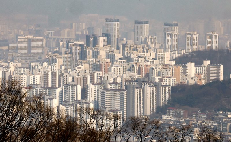 ▲ 서울 중구 남산에서 바라본 서울 시내 아파트 모습. ⓒ뉴시스