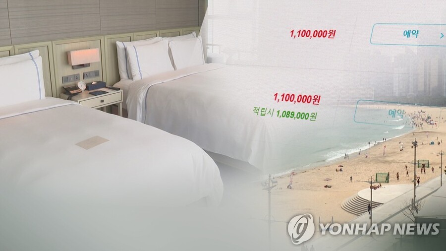▲ 숙박·요금'(CG) ⓒ연합뉴스