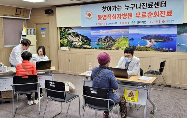 ▲ 찾아가는 누구나진료센터 진료현장ⓒ고려아연