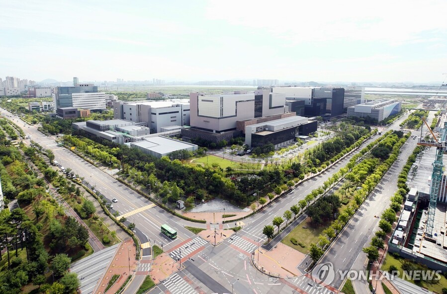 ▲ 인천 송도국제도시에 위치한 삼성바이오로직스 일대 전경 ⓒ 인천경제청 제공