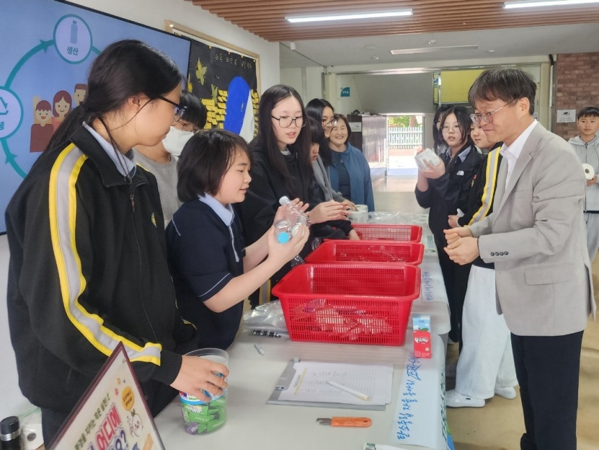 ▲ ‘학교와 함께하는 자원순환의 날’ 사업 상반기 운영 모습  ⓒ고양특례시 제공